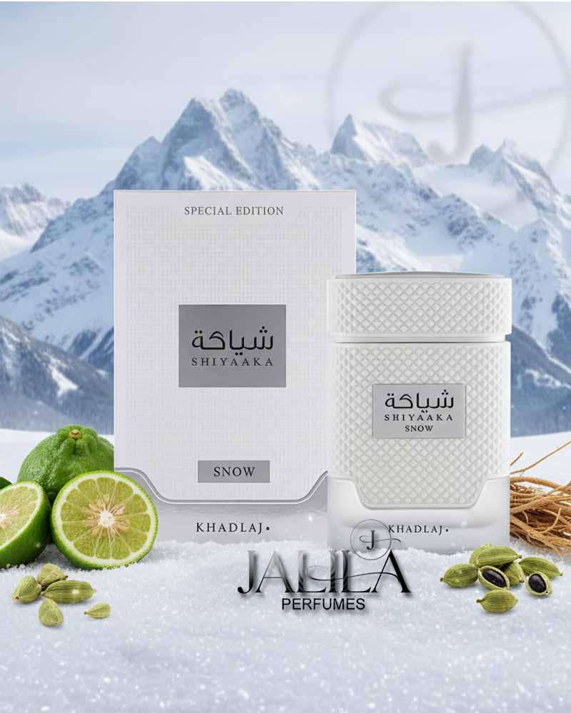 KHADLAJ SHIYAAKA SNOW FOR MEN EDP 100 ML | Jalila Perfumes